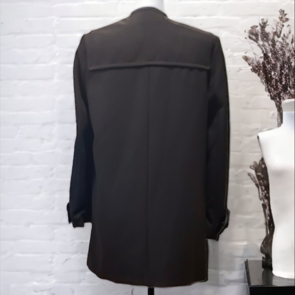 ZARA BLACK DUFFLE COAT TOGGLE CLOSURE JACKET
SIZE MEDIUM - Picture 8 of 14